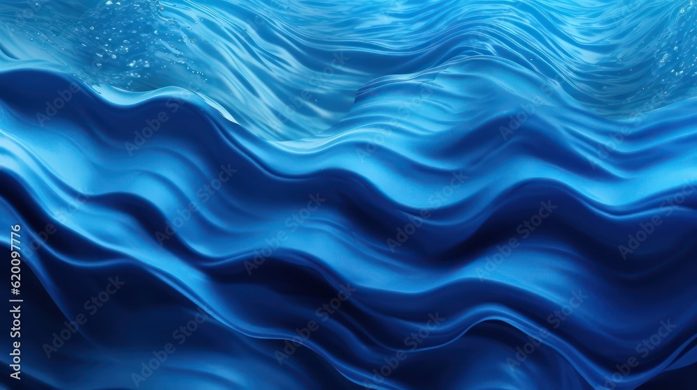 blue wave abstract background