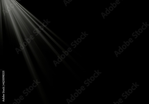 Natural light overlay light source lens flare