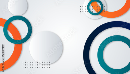 geometric background circle ring color shape