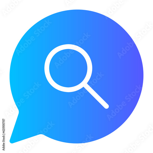 loupe gradient icon