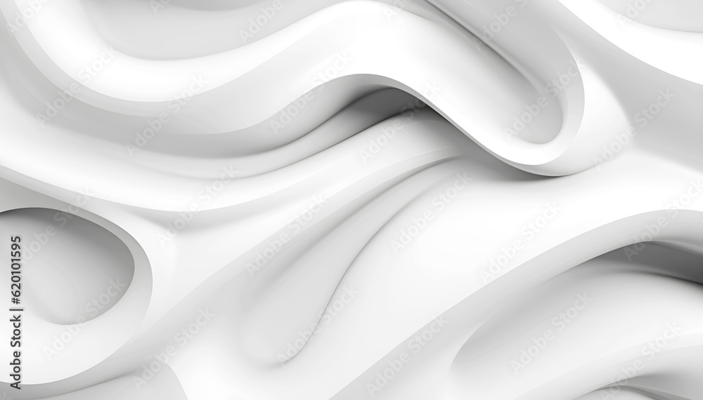 3D wall curve background Generative ai 3D wall curve background Generative ai