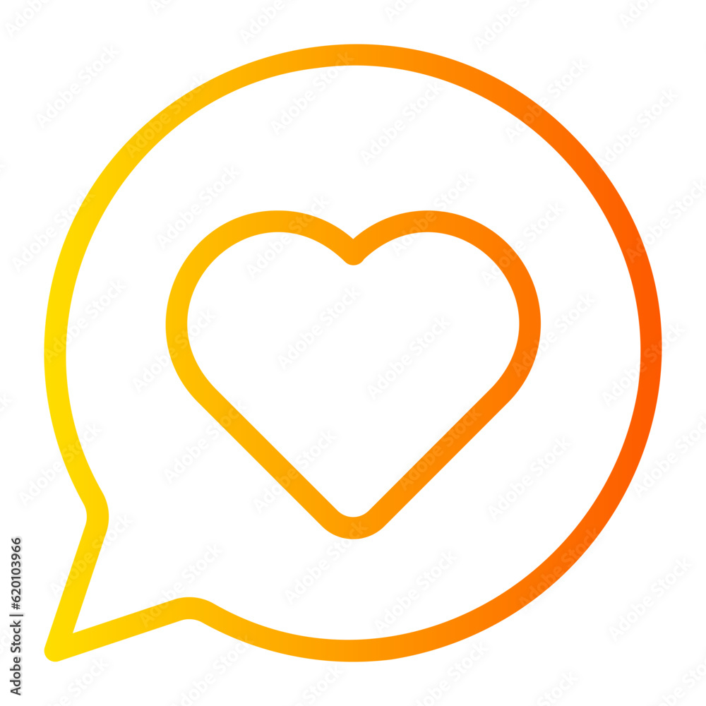 love gradient icon love gradient icon