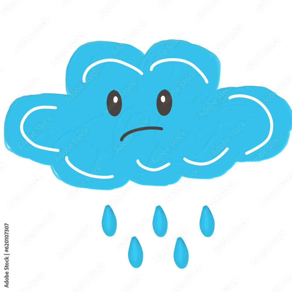 Obraz premium Cloud With rain