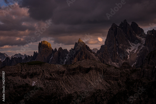 sunset in the mountains, Dolomiti © Herman