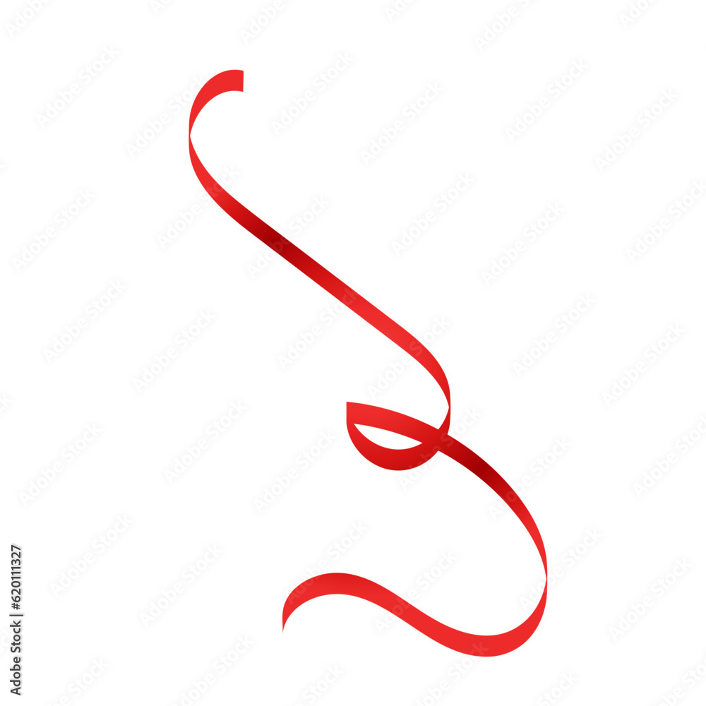 Red Ribbon Illustration Red Ribbon Illustration