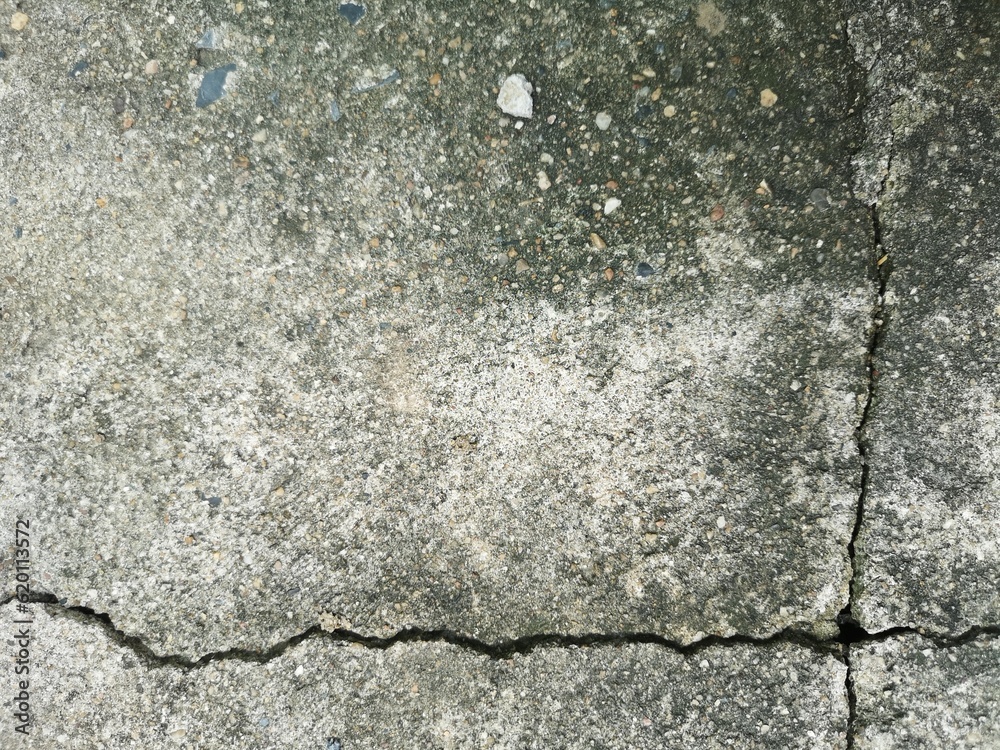 Cement floor and cracks background image Cement floor and cracks background image