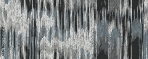 ikat geometric zigzag paisley ethnic brown beige sand cream oriental seamless pattern traditional. aztec style abstract vector illustration
