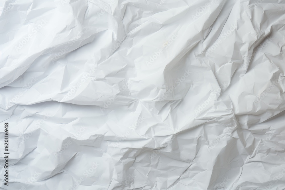 Clean Crumpled Paper Texture Background, Generative AI Clean Crumpled Paper Texture Background, Generative AI