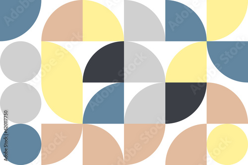 PNG Bauhaus abstract geometric pattern background. Modern Art pattern. Abstract png pattern design for web banners.