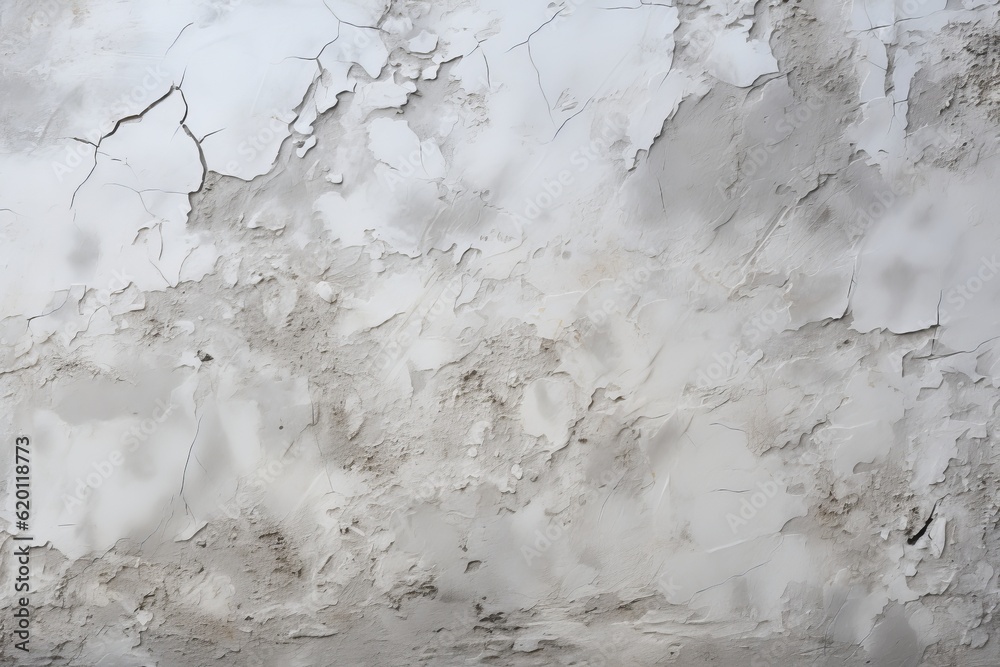 Clean Plaster Texture Background, Generative AI
