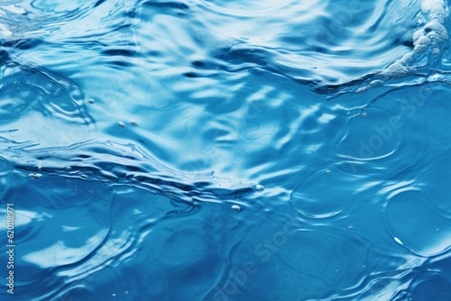 Clean Water Ripple Texture Background, Generative AI