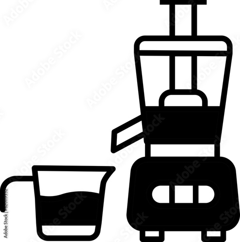 Fruit juicer design elements for decoration.