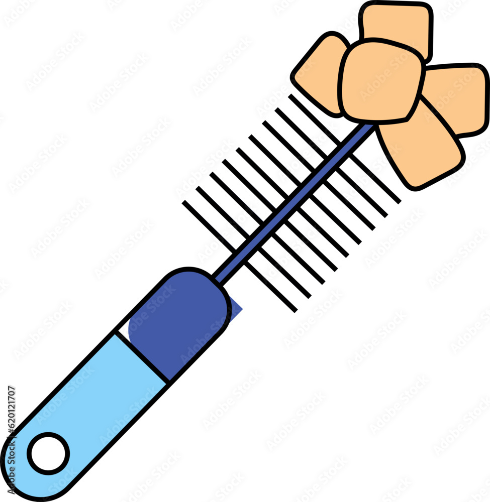 Bottle Brush decorative design element for website, presentation, flyer, brochure, printing, application. illustration style Bottle Brush decorative design element for website, presentation, flyer, brochure, printing, application. illustration style