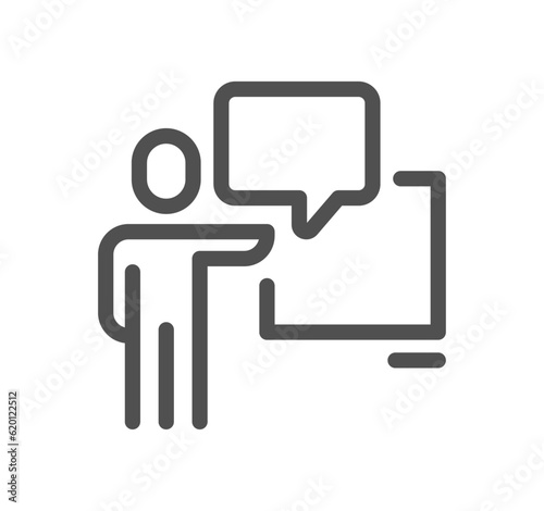 Museum related icon outline and linear vector.
