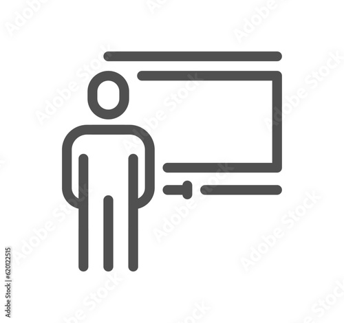 Museum related icon outline and linear vector.
