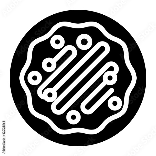 Картината върху платно okonomiyaki icon