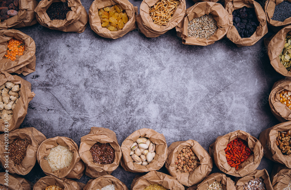 nuts and dried fruits