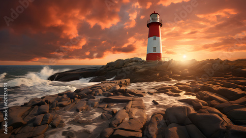 lighthouse on the coast