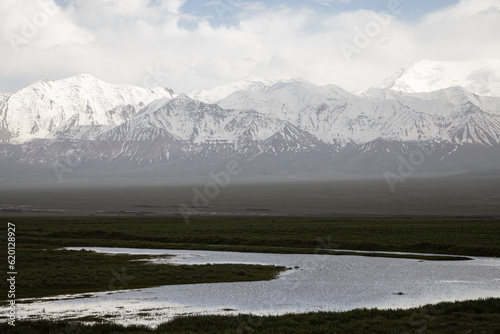 Beautiful nature of Kyrgystan at summer