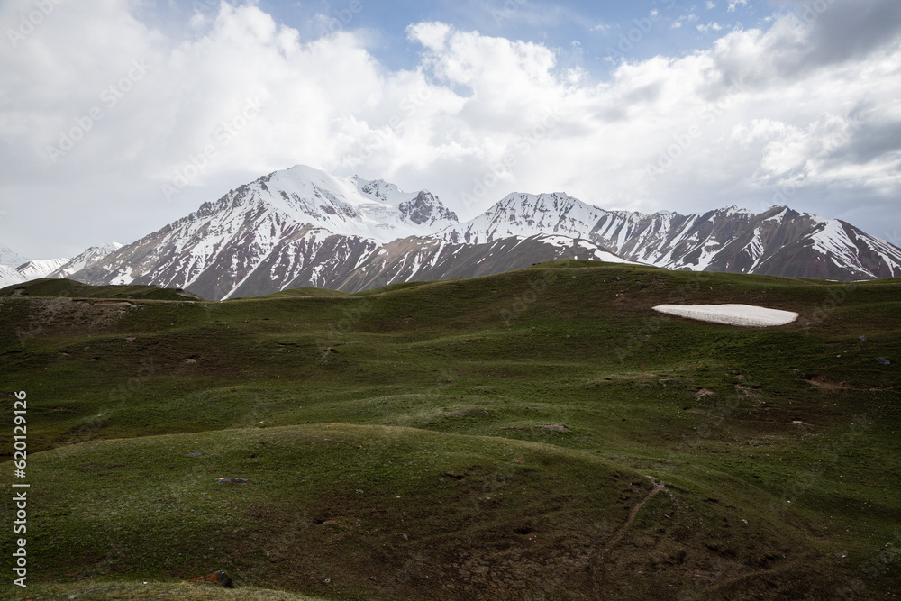 Fototapeta premium Beautiful nature of Kyrgystan at summer