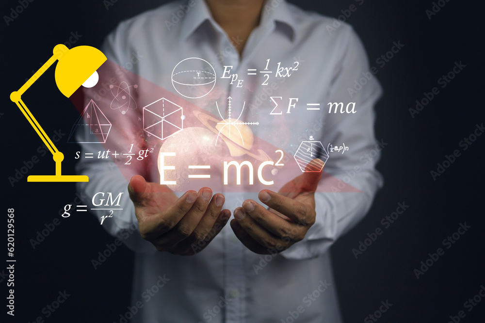 The lamps shine hit the physics equations, giving scientists the way to solve problems with the