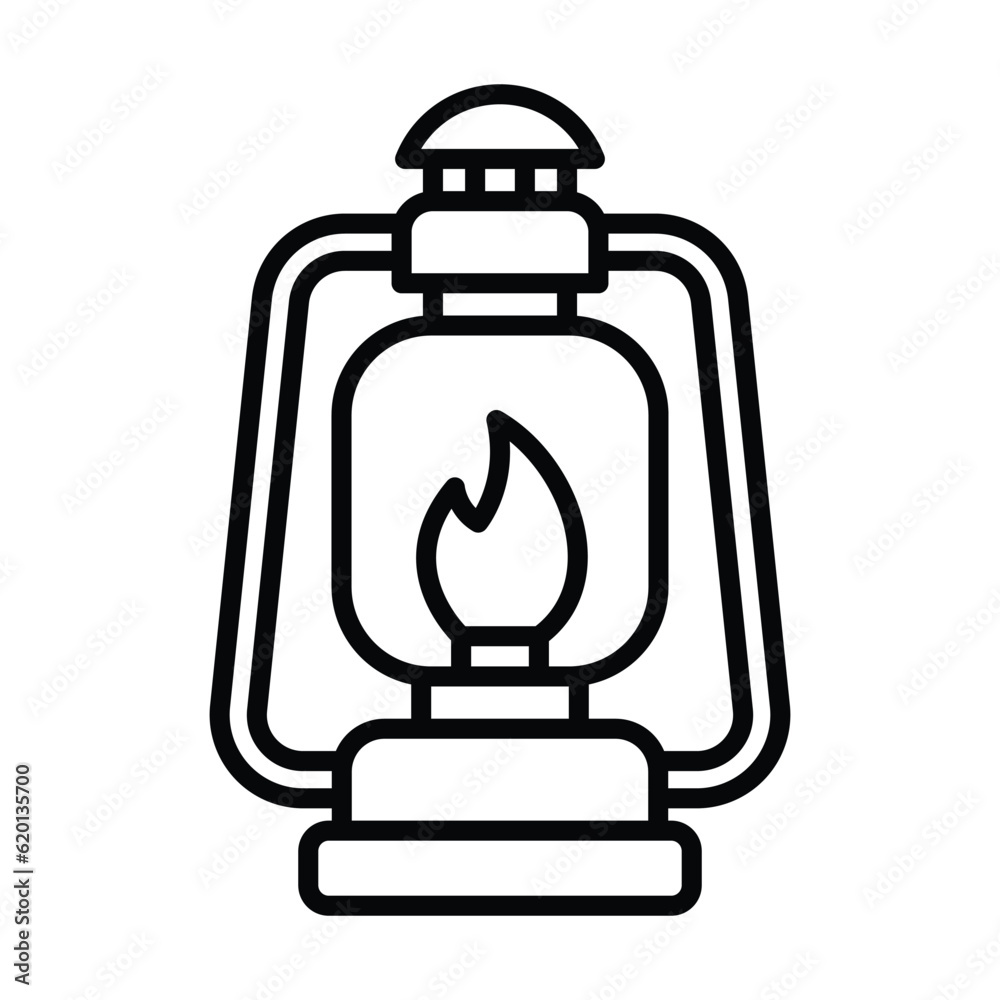 oil lamp icon vector design template in white background oil lamp icon vector design template in white background