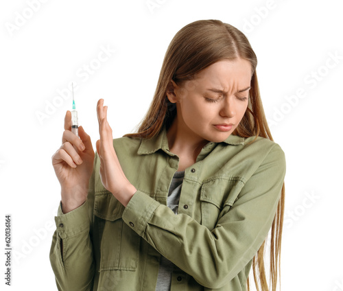 Young female junkie rejecti...