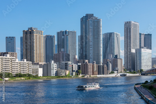 勝どきの高層マンション群