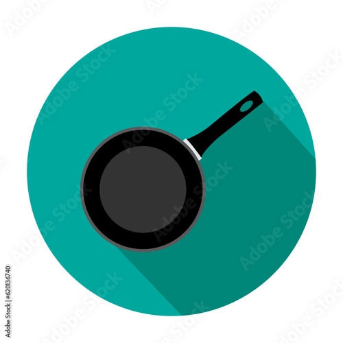 frying pan isolated 