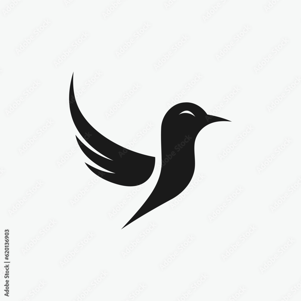 Obraz premium Bird logo design vector illustration