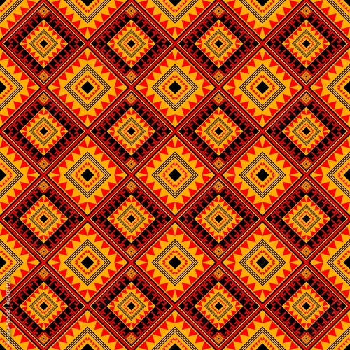 UntitTribal ethnic vector pattern.Designs for fabric and printing.Geometric ethnic pattern embroidery design for background or wallpaper and clothing.led Artwork
