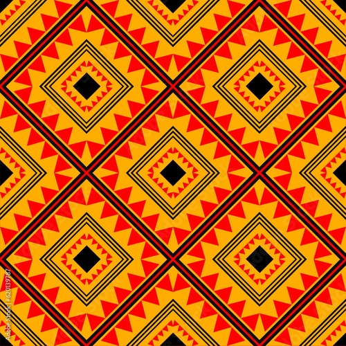 UntitTribal ethnic vector pattern.Designs for fabric and printing.Geometric ethnic pattern embroidery design for background or wallpaper and clothing.led Artwork