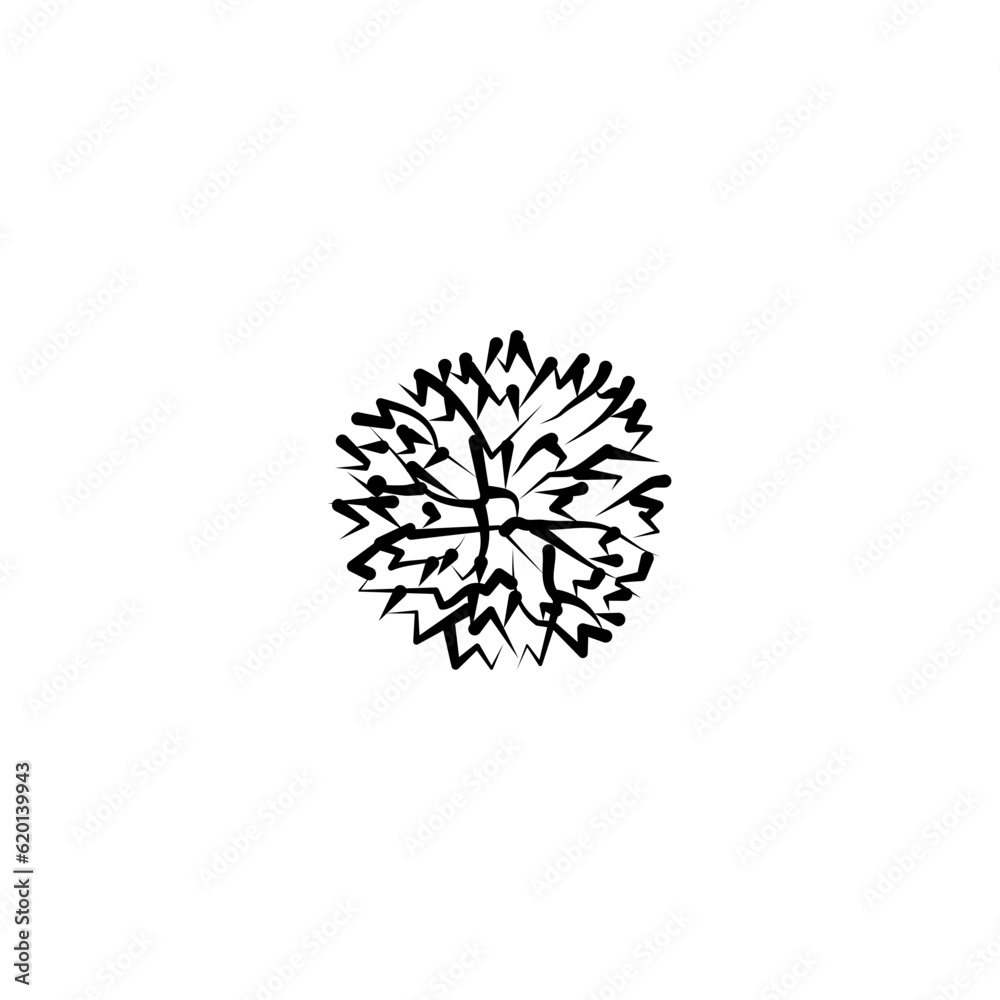 Obraz premium hand drawn flower