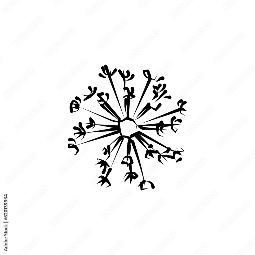Obraz premium hand drawn flower