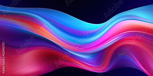 Holographic and iridescent waves with fluid curves - AI Generated