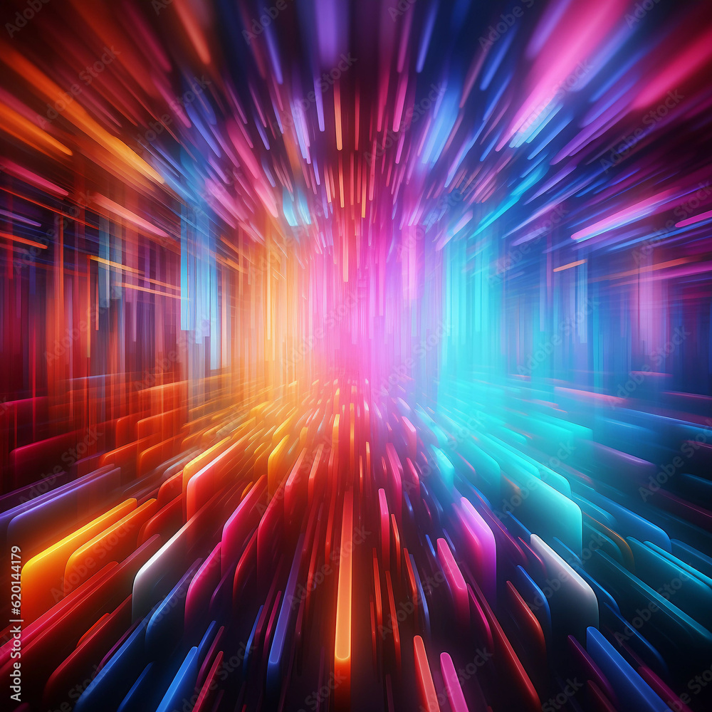 Obraz premium Colorful Vibrant Abstract Background