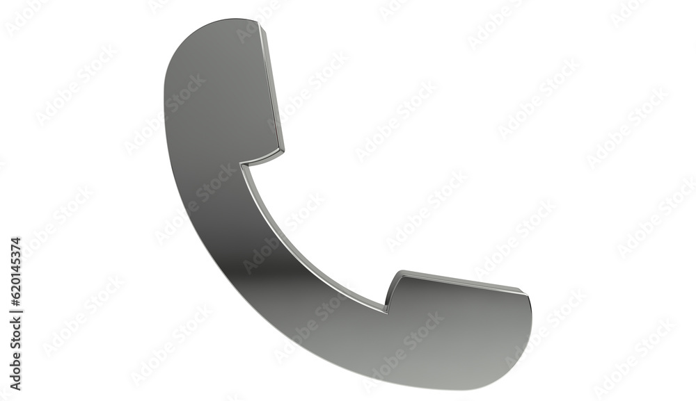 3d render of telephone sign - phone sign 3d render of telephone sign - phone sign