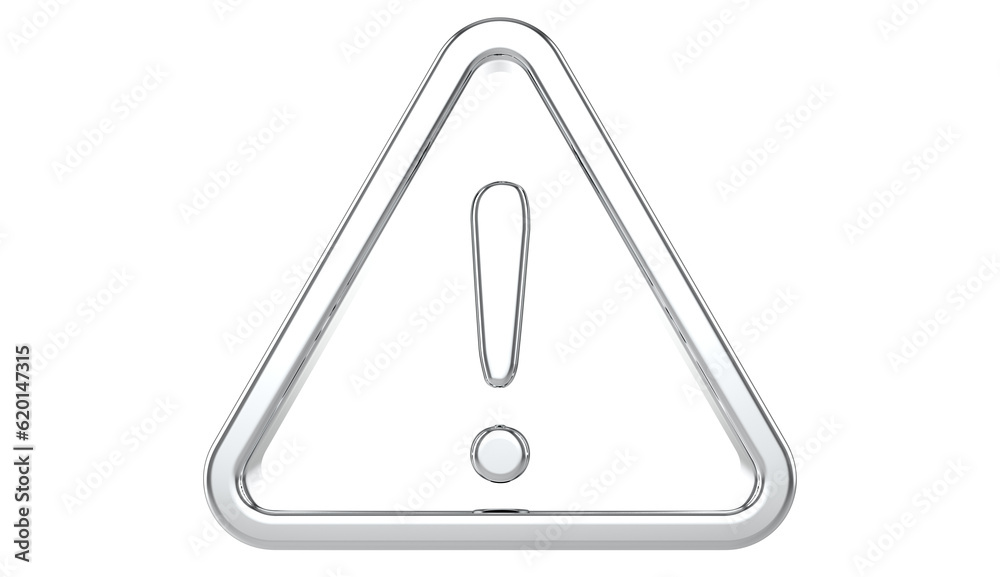 exclamation mark - Warning sign on transparent background exclamation mark - Warning sign on transparent background