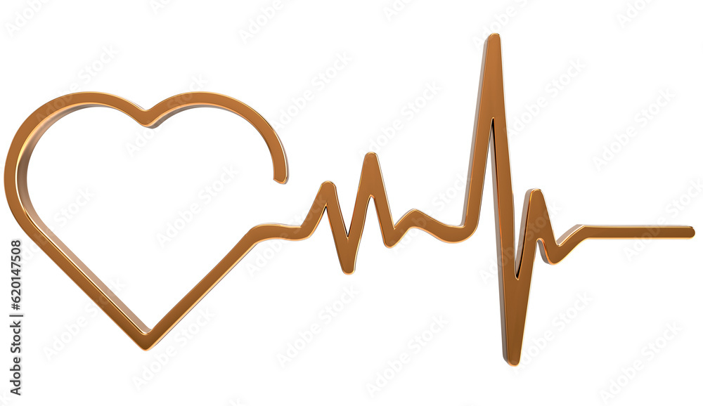 heart and heartbeat icon on transparent background heart and heartbeat icon on transparent background