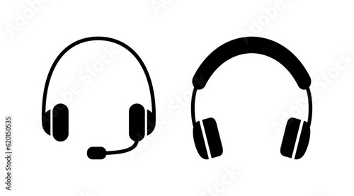 Headphone icon vector. headphones earphones icon. headset