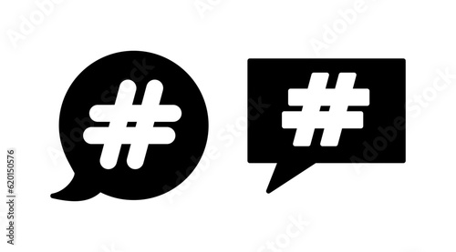 Hashtag icon vector. hashtag simbols