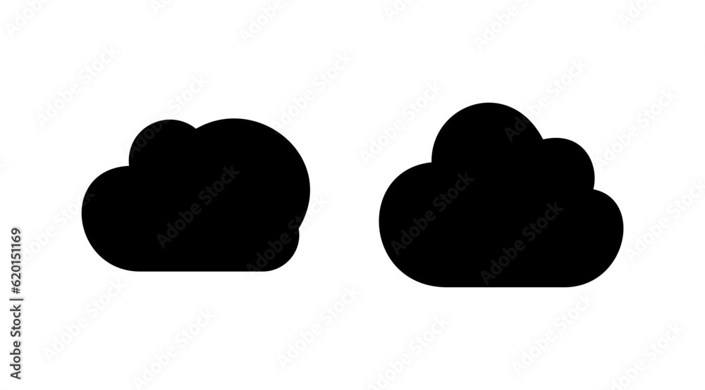 Cloud icon vector. cloud data. cloud services Cloud icon vector. cloud data. cloud services