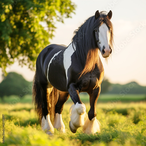 horse in the field