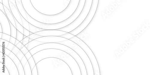 Abstract Neumorphism design circle zoom wave with copy space for replace logo or text in the center. white 