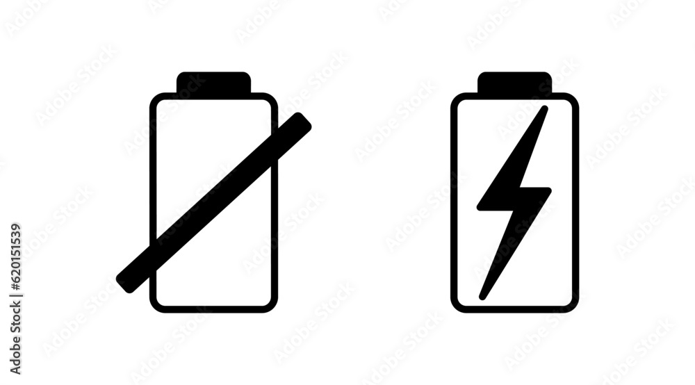 Battery icon vector. Battery charge indicator icon. Battery icon vector. Battery charge indicator icon.