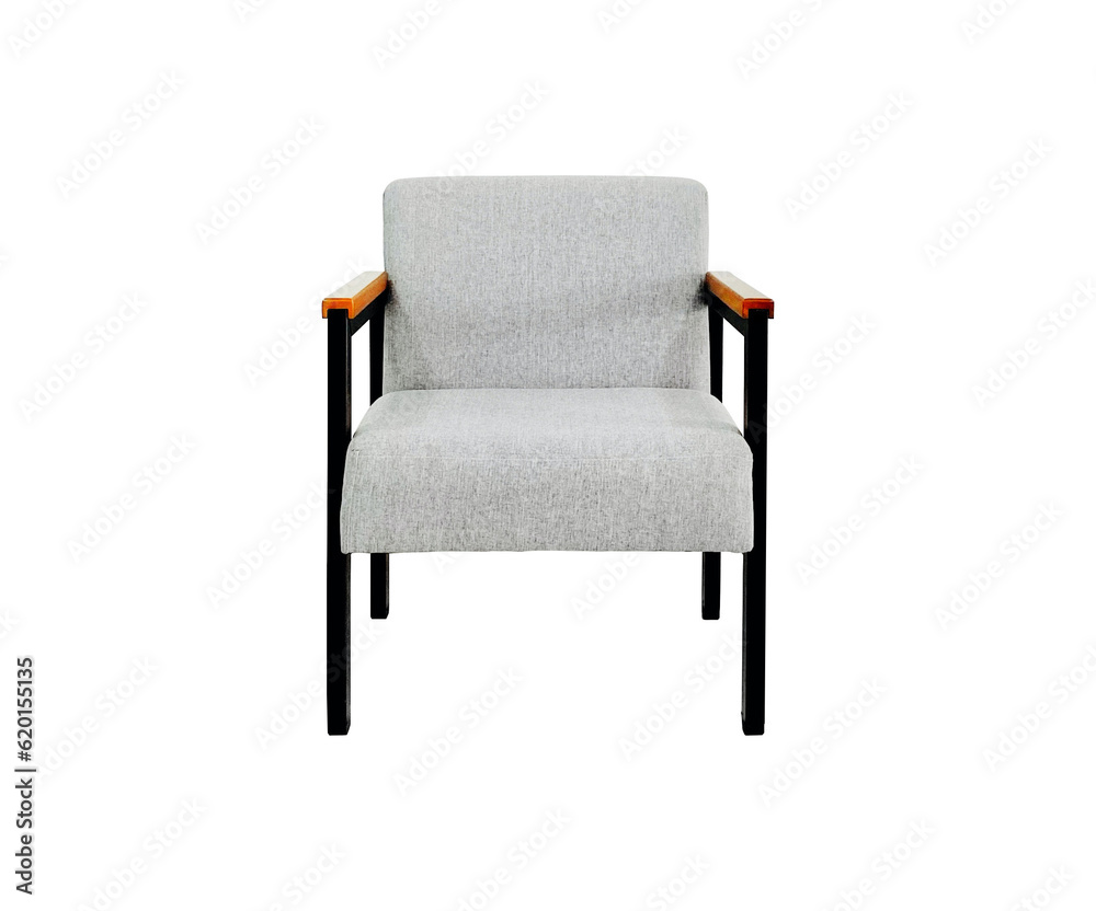 Fototapeta premium armchair isolated on white background and PNG file