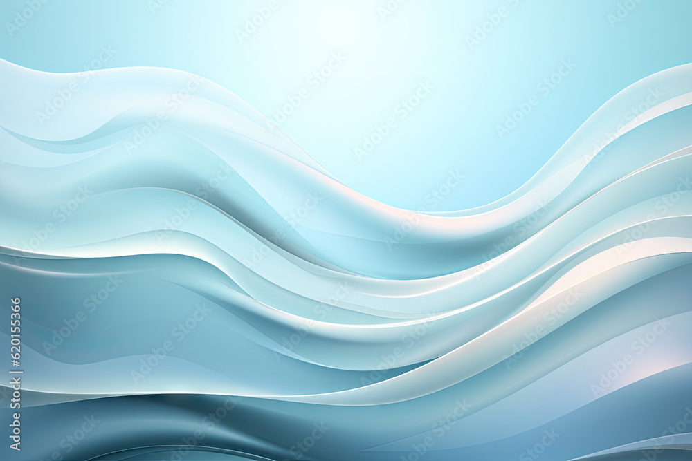 an abstract blue wave background. business background.
