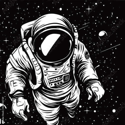 astronaut in space