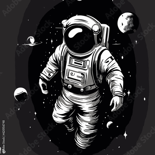 Fototapeta Naklejka Na Ścianę i Meble -  astronaut in space