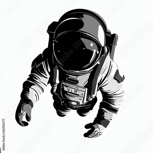illustration astronaut vector